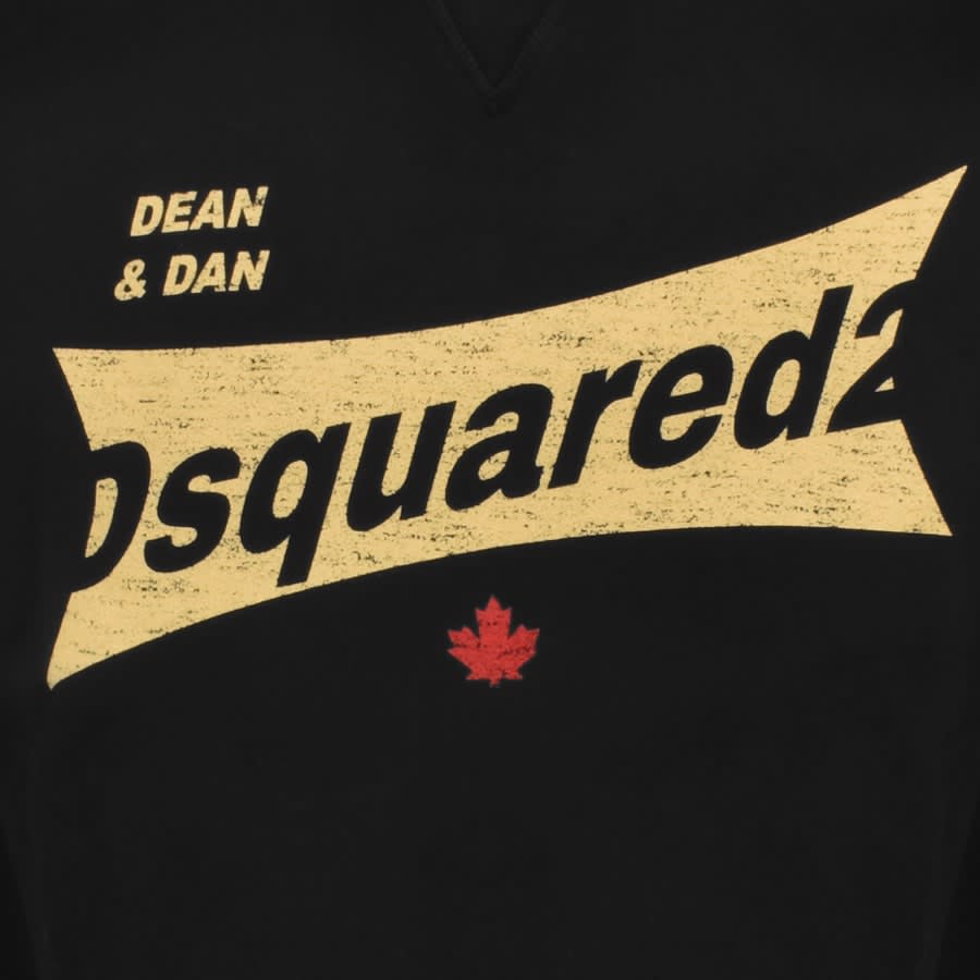 DSQUARED2 Cool Fit Logo Sweatshirt Black | Mainline Menswear